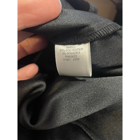 Christopher & Banks Black Midi Skirt Size 12 Mid Length - Picture 6 of 7